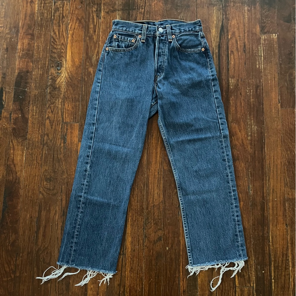 Levi's 501 High Waist Women's Denim Pants Mom Jeans Size 26